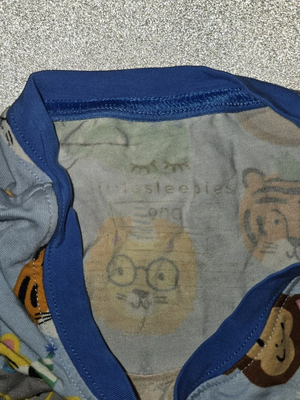 Preowned Good Boys Little Sleepies Birthday Pajamas Set Size-9/10